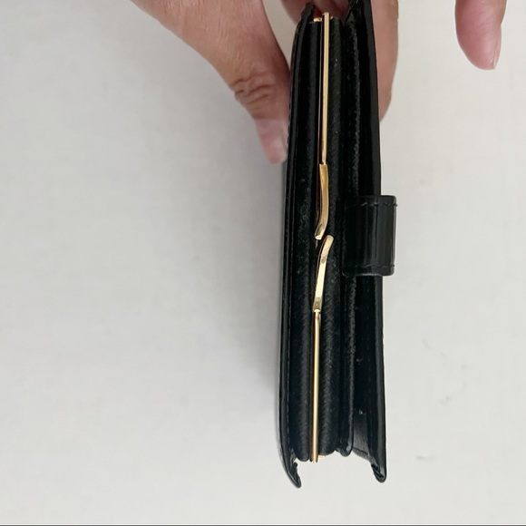 Authentic LOUIS VUITTON Black Epi French Purse Wallet Leather - Picture 4 of 13